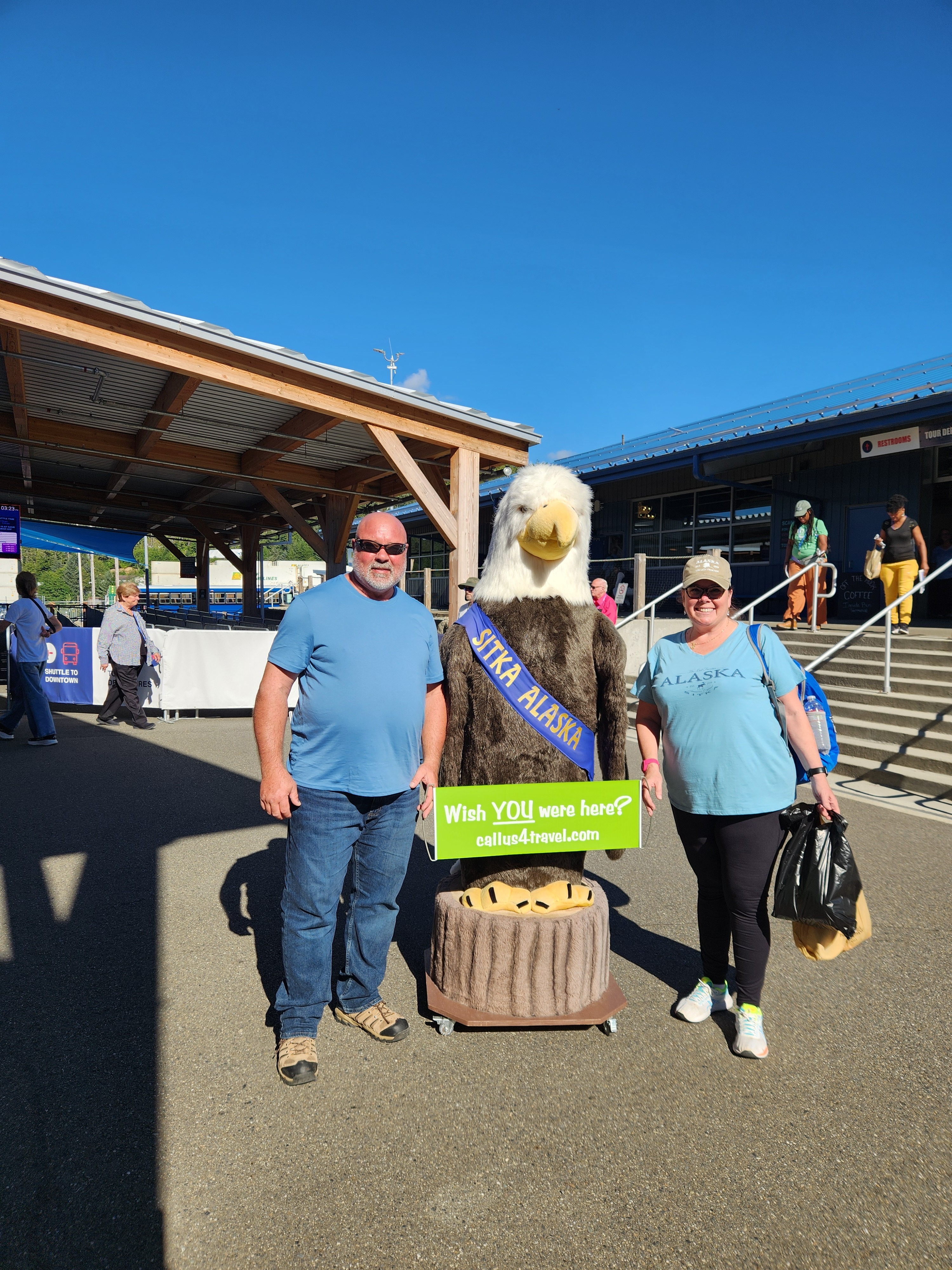 Don and Kim Princess cruise to Alaska Aug 2025